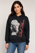 Guess Marilyn hooded sweater w6bq18k6664jblk