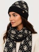 Guess Hat &amp; Scarf Gift Set in BLACK. GFBOXWP6401 - BTU