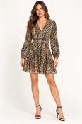 Guess leopard Clarisse flare dress