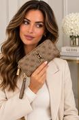 Guess YVONNE latte LOGO SLG SG2378146 image