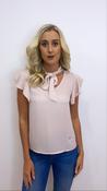 Hayley Blush Bow Blouse image