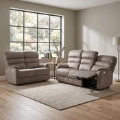 Savoy 3+2 Electric Sofa Suite - Taupe image