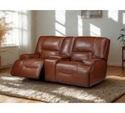 Miami 2 Seater Electric Recliner Leather Sofa image