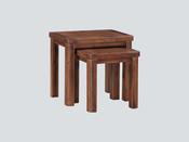 Andorra Nest of Tables - Dark Acacia Wood image
