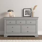 Bordeaux 3+2 Drawer Chest- Pebble Grey