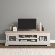 Bordeaux TV Stand- Ivory/Oak image