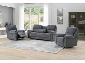 Belmont 3+1+1 Recliner Sofa Suite - Grey