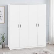 Dakota 4 Door Wardrobe - White image