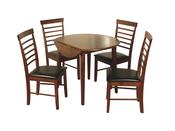 Hanover Round Dropleaf Dining Set (4 chairs)