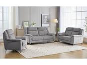 Monroe 3+1+1 Sofa Suite Fixed - Ash