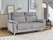 Monroe Fixed 3 Seater Sofa - Ash