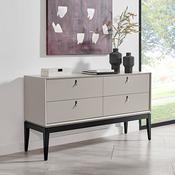 Pasadena Chest of 4 Drawers - Flannel Grey