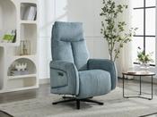 Prestige Fabric Triple Motor Electric Swivel Chair - Arona