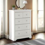Stratford 3+2 Drawer Chest - White image