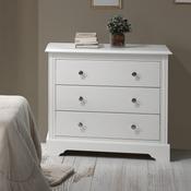 Stratford 3 Drawer Chest - White image