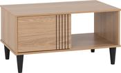 Tessa 2 Door Coffee Table - Natural Oak Effect image