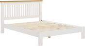 Windsor 5' Bed Low Foot End - Ivory/Oak image
