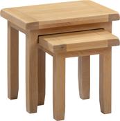 Windsor Nest of 2 Tables - Natural Oak image