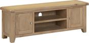Windsor Straight TV Unit - Natural Oak image