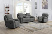 Westbury 3+1+1 Manual Reclining Sofas- Stone image