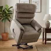 Savoy Electric Lift &amp; Tilt Dual Motor Chair - Taupe