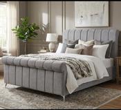 Carlow Gas-Lift Bed Grey image