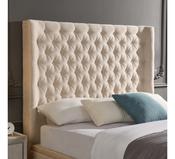 Emma Beige Fabric Headboard