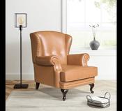 Imperial Leather Wingchair - Brown