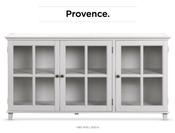 Provence 3 Door Sideboard