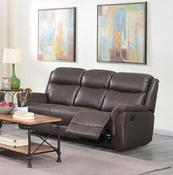 Portland 3 Seater Reclining Sofa - Rustic Brown