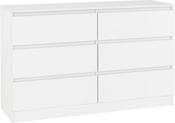 Malvern 6 Drawer Chest White image