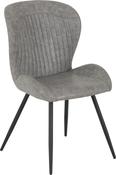 Quebec Chair Grey Faux Leather x4