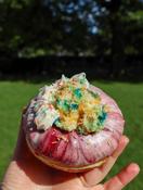Strawberries &amp;amp; Ice-Cream Birthday cake donut image