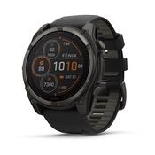 Garmin Fenix 8 51mm, Saph Solar, Carbon Grey Ti/Black, Black Sport Loop Band, EMEA