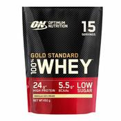 Optimum Nutrition Gold Standard 100% Whey Protein Powder - Vanilla Ice Cream 450g image