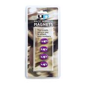UP Race Number Magnets - Purple