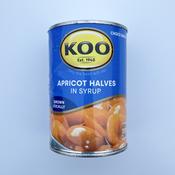Koo APRICOT HALVES - 410g can image
