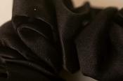 Silk Hair Scrunchies - Black image