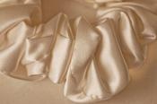 Silk Hair Scrunchies - Ivory image