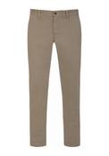 Alberto LOU Beige Pima Cotton Chinos