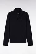 Eden Park Plan de Jeu Long Sleeve Polo - Black