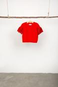 red aran jumper