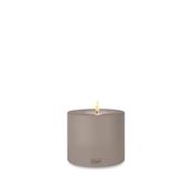 Taupe Everlasting Candle 6x6cm image