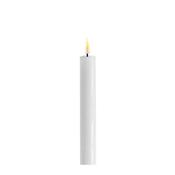 White LED Dinner Candle D: 2,2 * 15 cm (2 pcs.) (6 inch) image