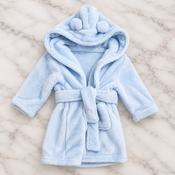 Soft Baby Dressing Gown - Blue image