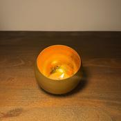 Amara Soft Gold &amp; Gold Candle Holder image