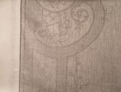 Angel Damask Linen Grey Tablecloth - 6/8 seater: 67" x 106" (170 x 270cm) / Grey image