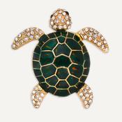 Turtle Enamel Pin Brooch image