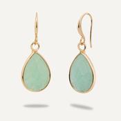 Cerulean Hook Earrings In Gold-Tone image
