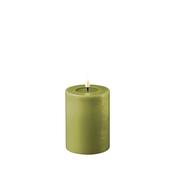 LED Candle 7.5 x 10cm - Olive Green image